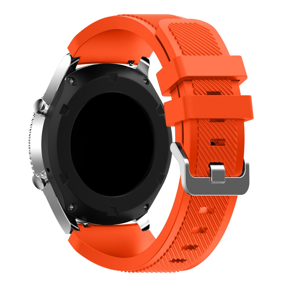 Samsung Galaxy Watch 46mm / Gear S3 Classic / S3 Frontier Ersatz Sport Silikon Armband - Orange