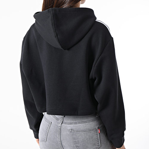 Sweat Capuche Femme Crop HC2016 Noir