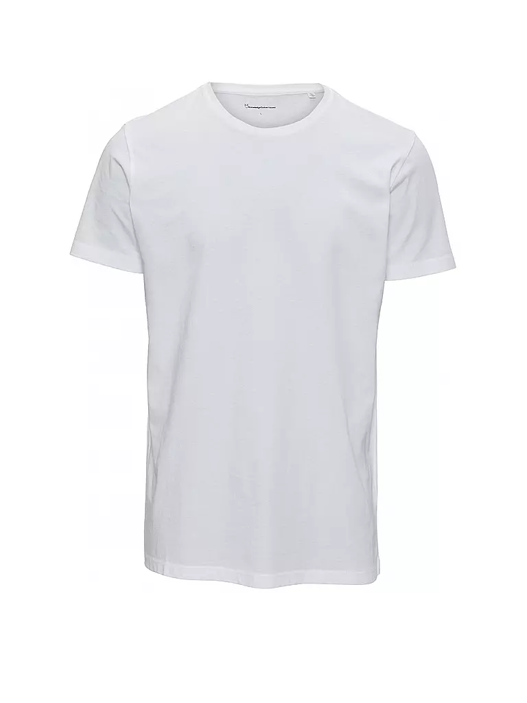 KNOWLEDGE COTTON APPAREL T-Shirt ALDER weiss