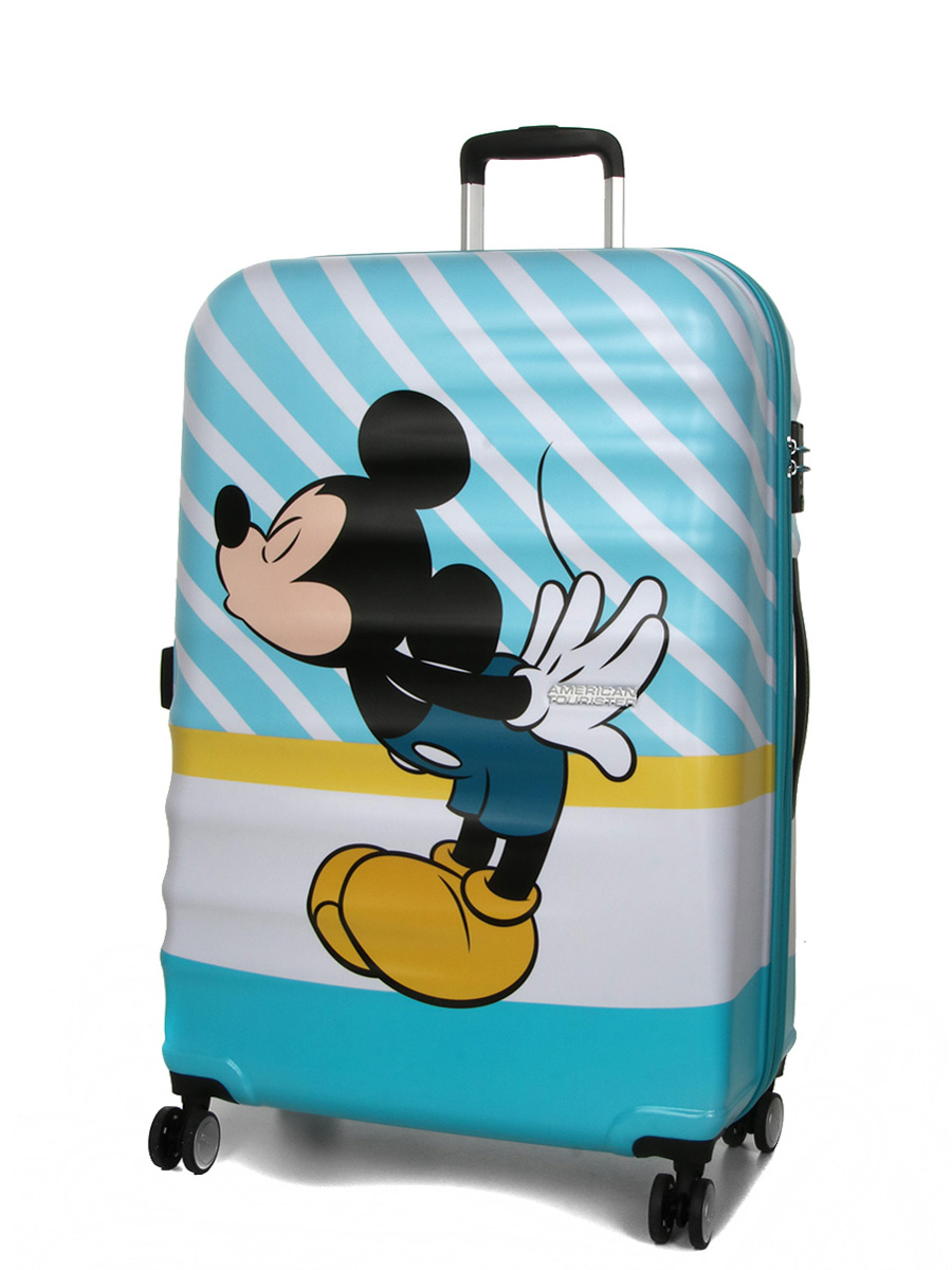 Valise  by American Tourister Mickey Blue Kiss 77 cm