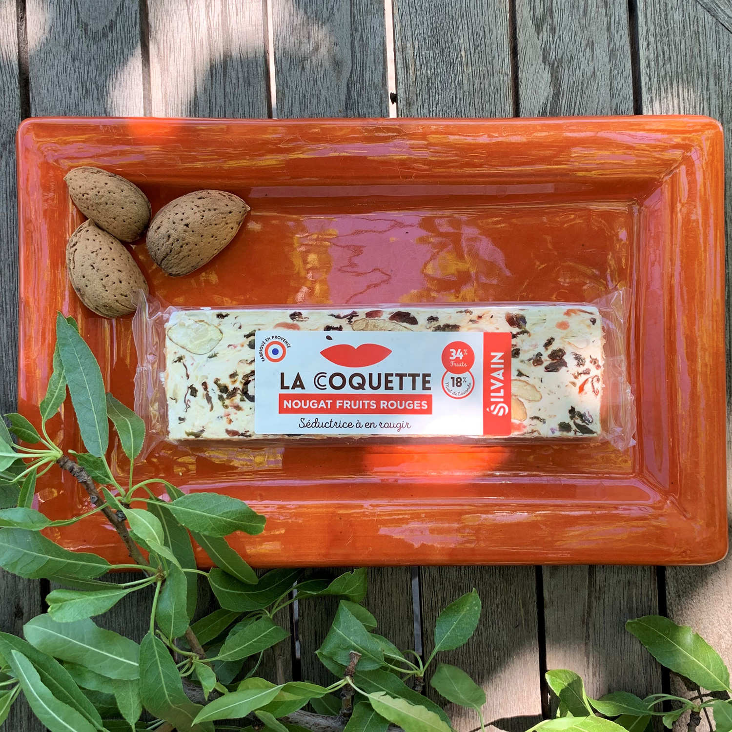 Barre de nougat blanc aux fruits rouges - La coquette