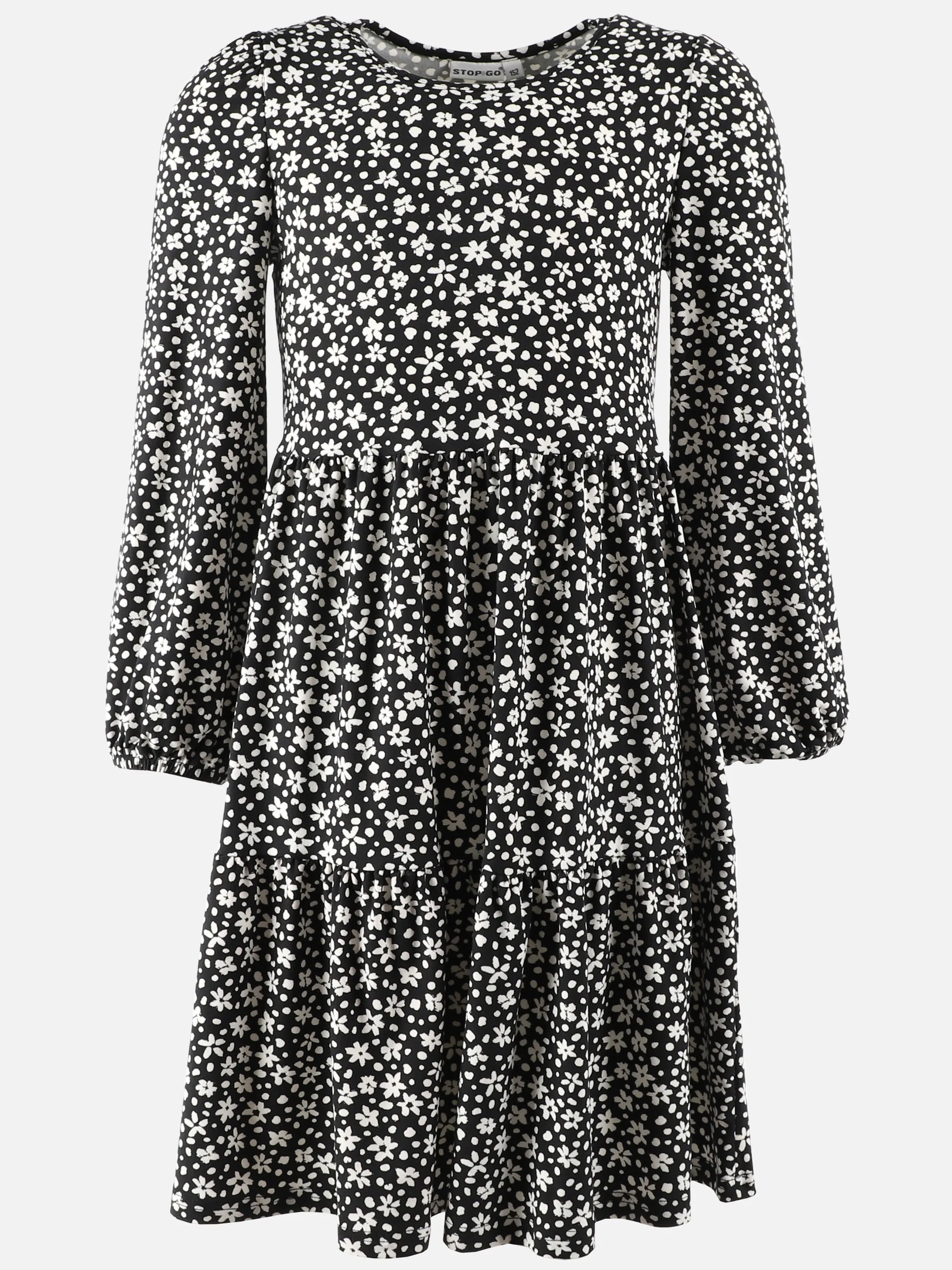 Mädchen Kleid mit Alloverprint