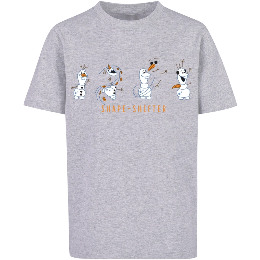 F4NT4STIC T-Shirt  Frozen 2 Olaf Shape-Shifter heather grey