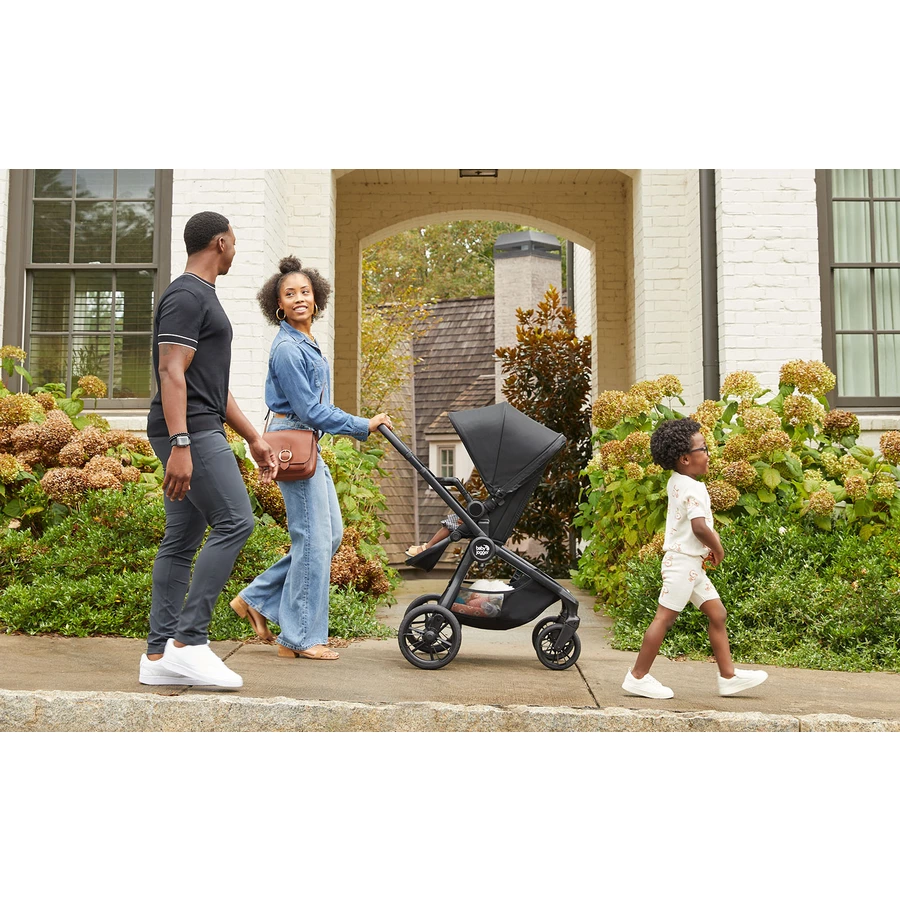 baby jogger Kinderwagen City Sights inkl. Babywanne Special Edition Commuter  Rahmen Charcoal inkl. Wetterschutz