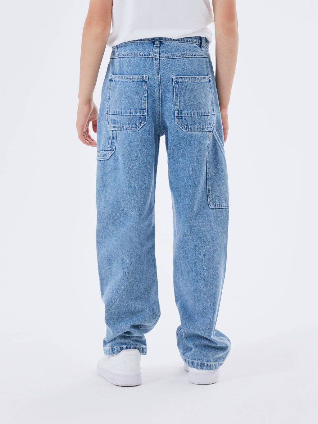 NAME IT straight leg jeans NKMRYAN medium blue denim