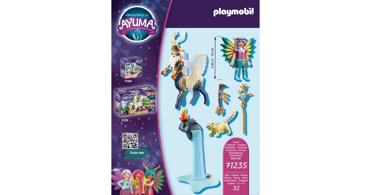 PLAYMOBILAyuma - Abjatus met Knight Fairy Hildi Constructiespeelgoed  (71235)