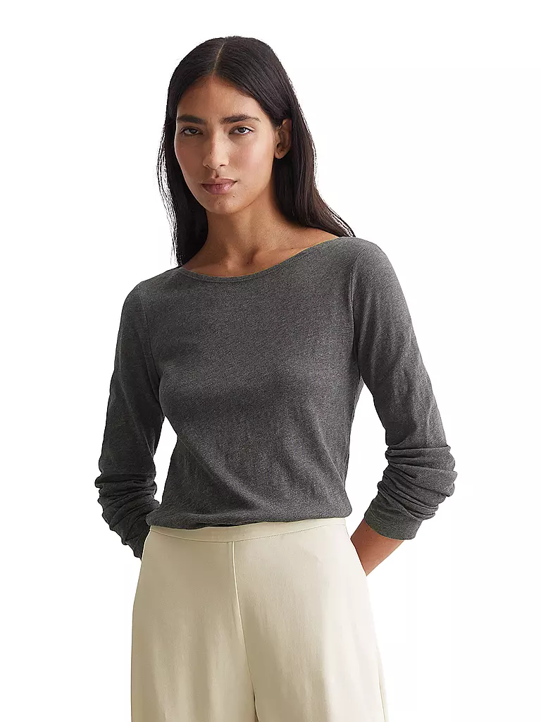 MARC O'POLO Langarmshirt  grau