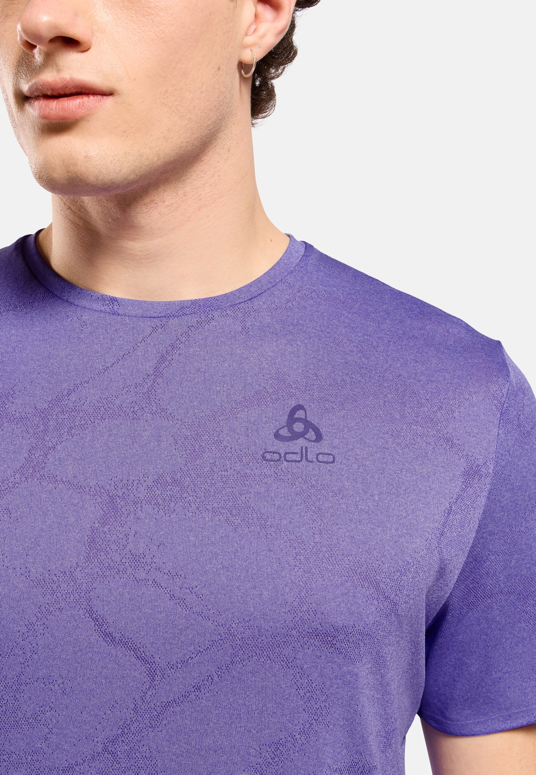 Zeroweight Engineered Chill-Tec Laufshirt in afterparty melange
