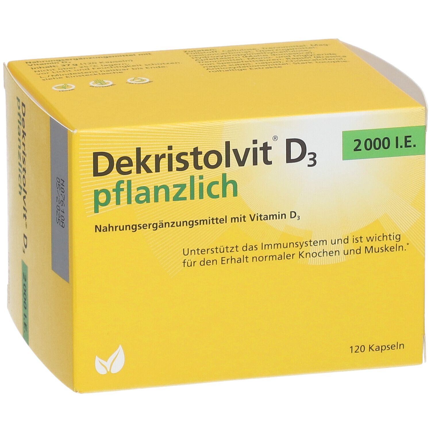 Dekristolvit® D3 2000 I.E pflanzlich
