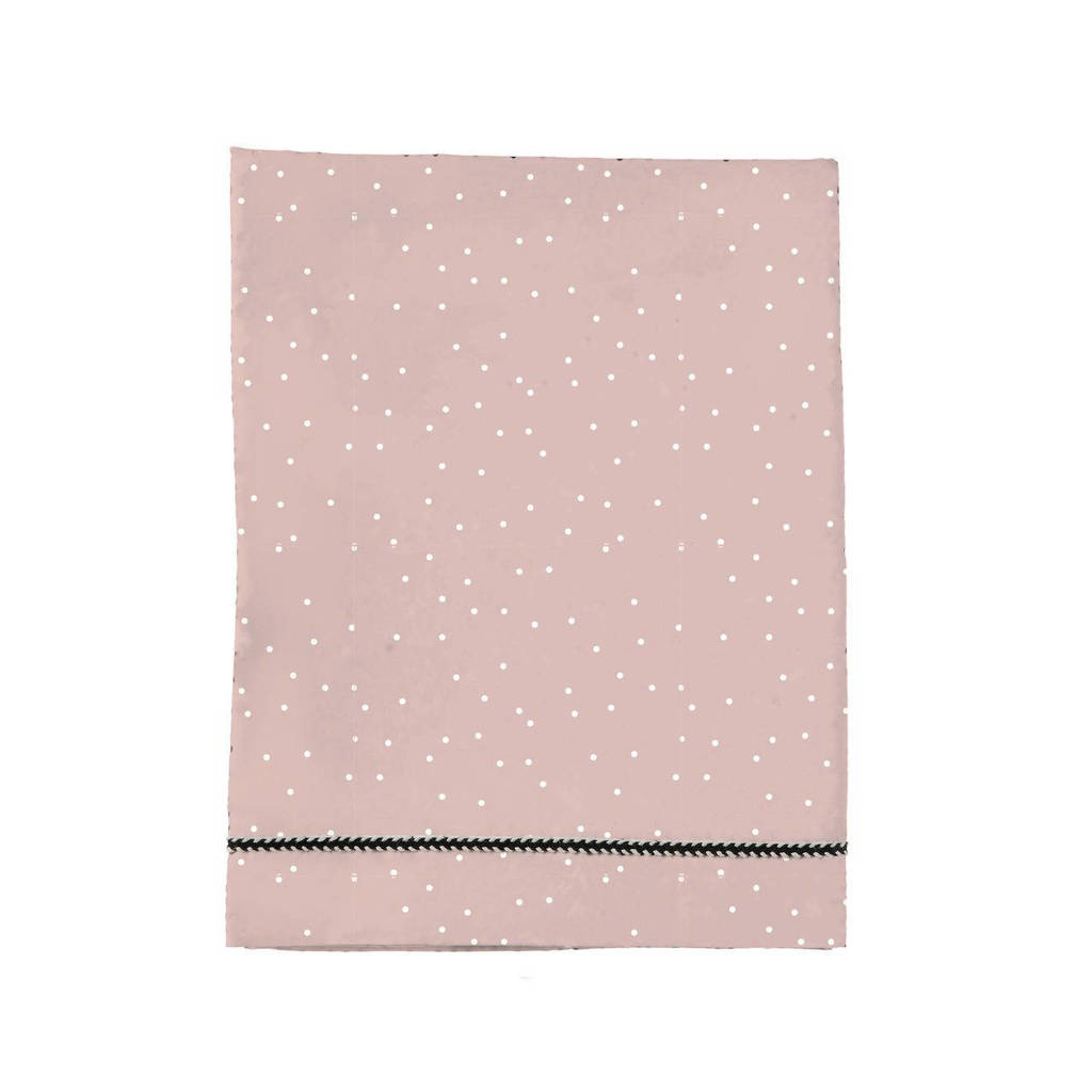 Adorable Dot baby wieglaken 80x100 cm roze/wit