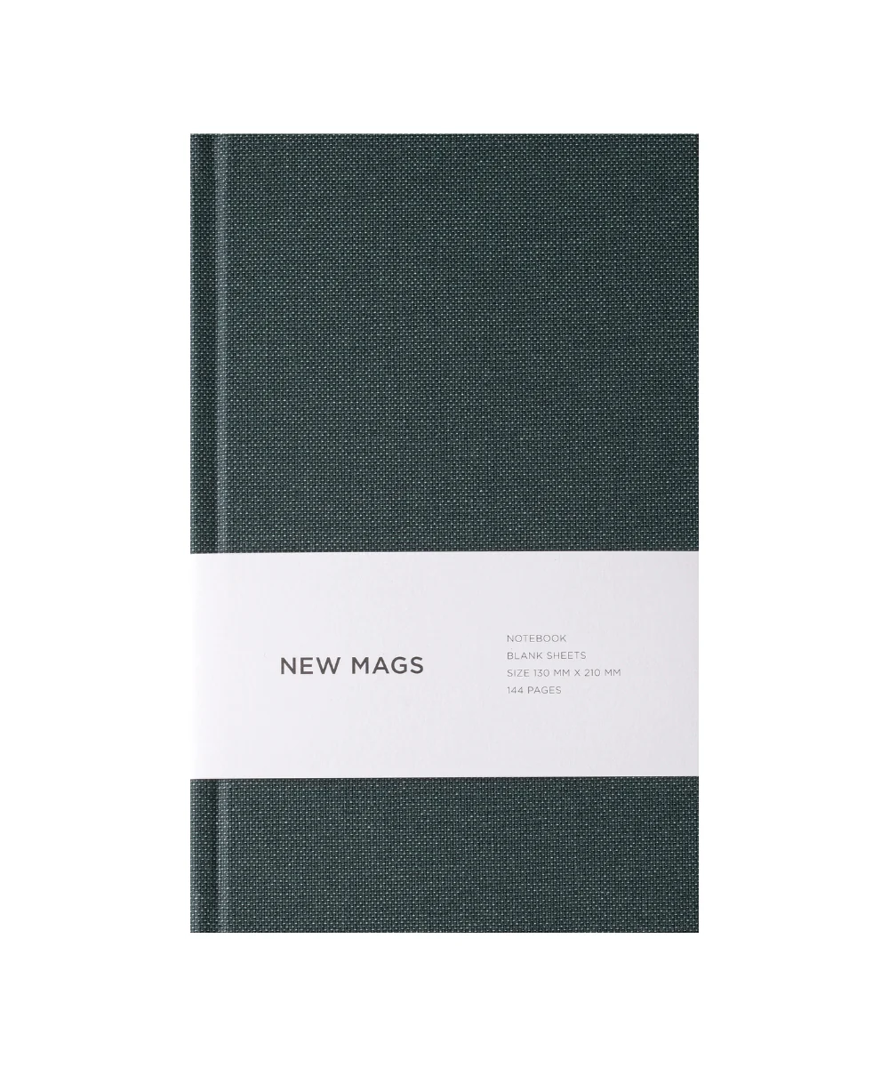New Mags  Notebook - Moss Green