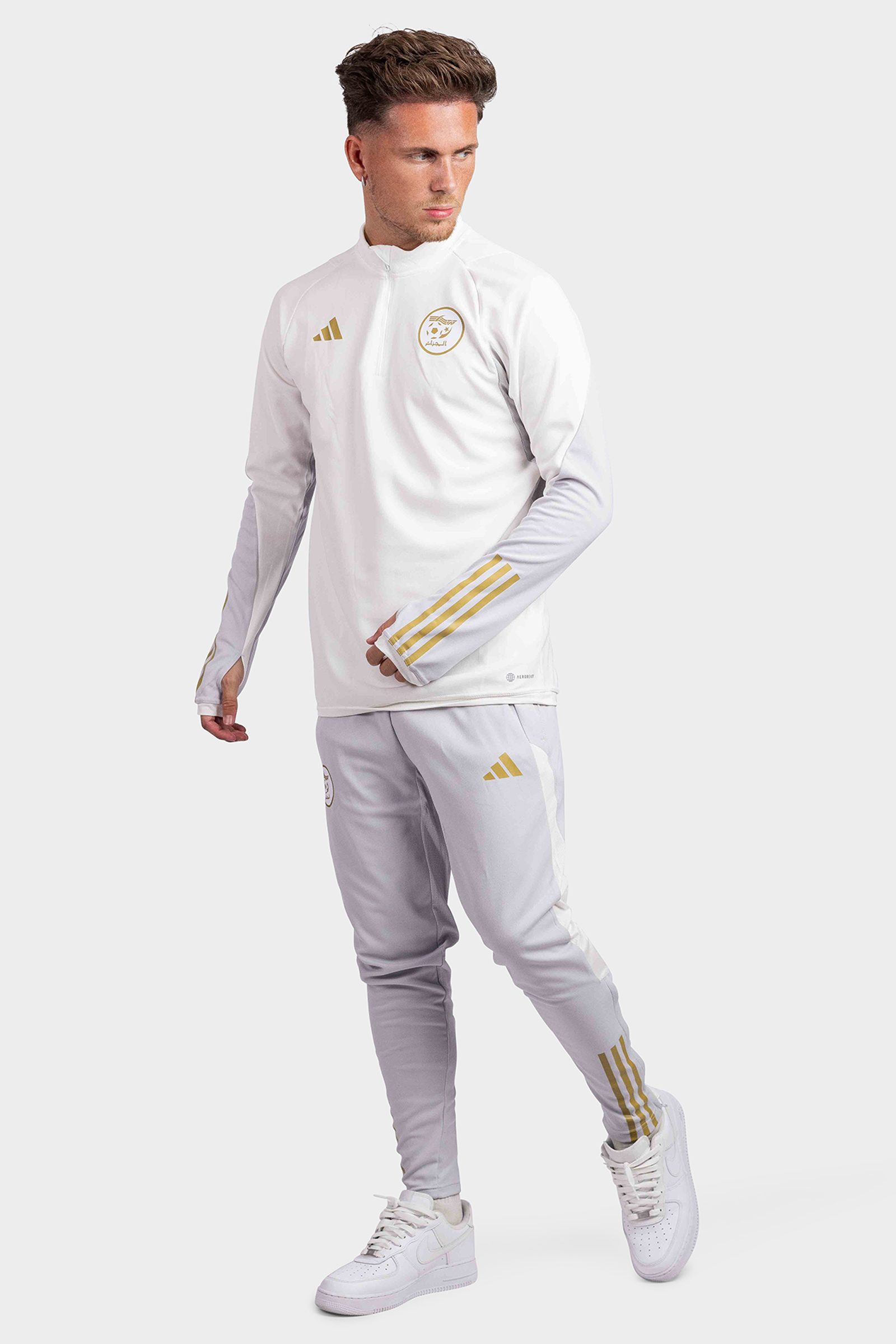 Algerije Trainingspak Senior 2022-2023 Wit/Grijs