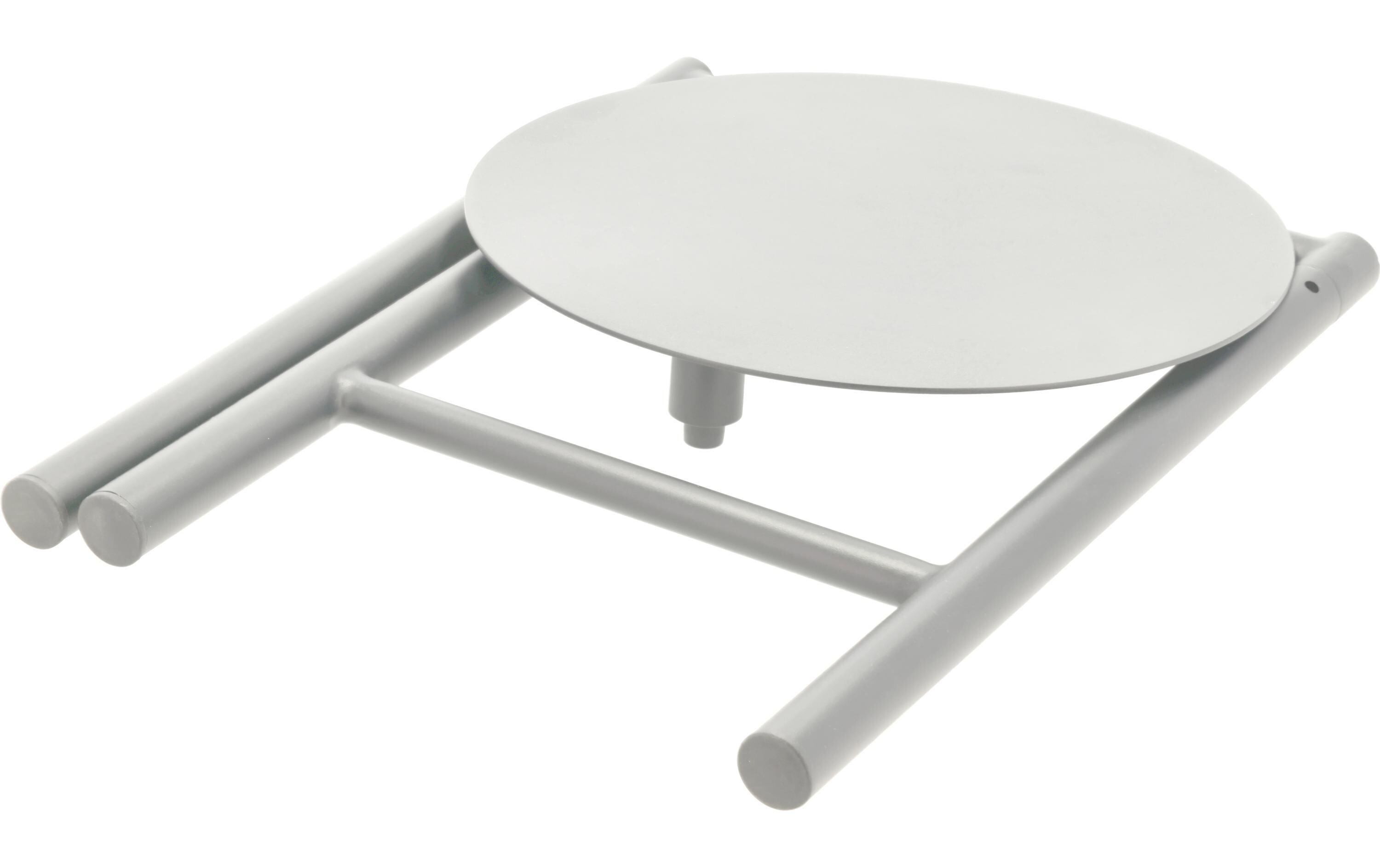 Hocker Disc 33 x 45 cm, Weiss<br>Barhocker aus Metall