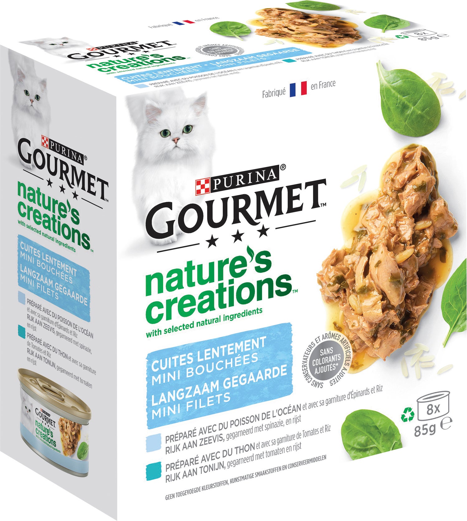 Groumet kattenvoer Nature’s Creations zeevis 85 g 8 stuks