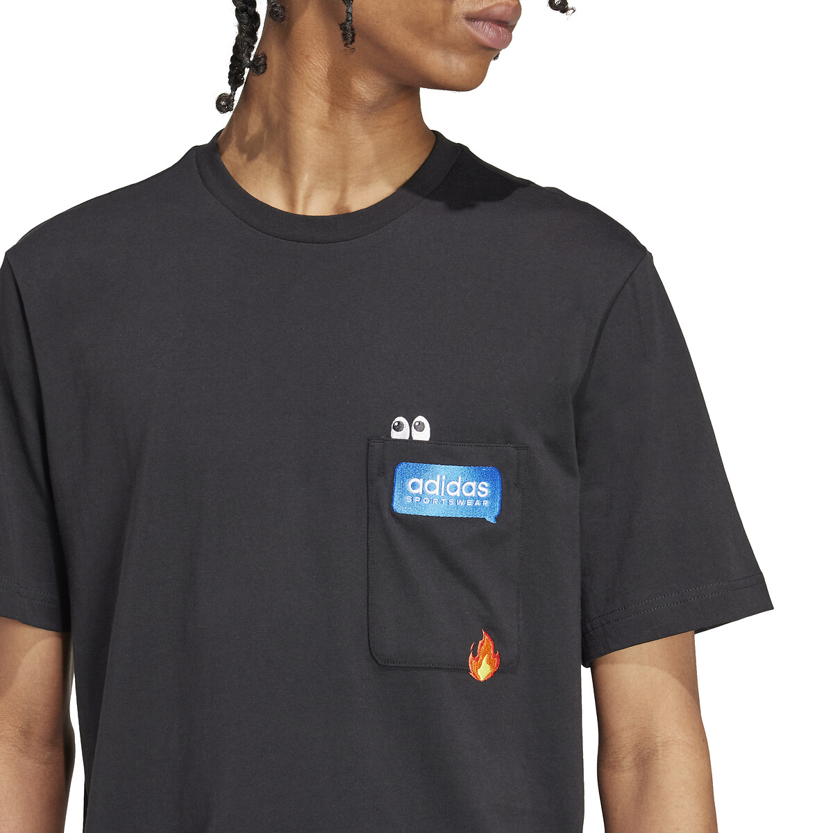 Camiseta de manga curta adidas Performance com estampa de emojis