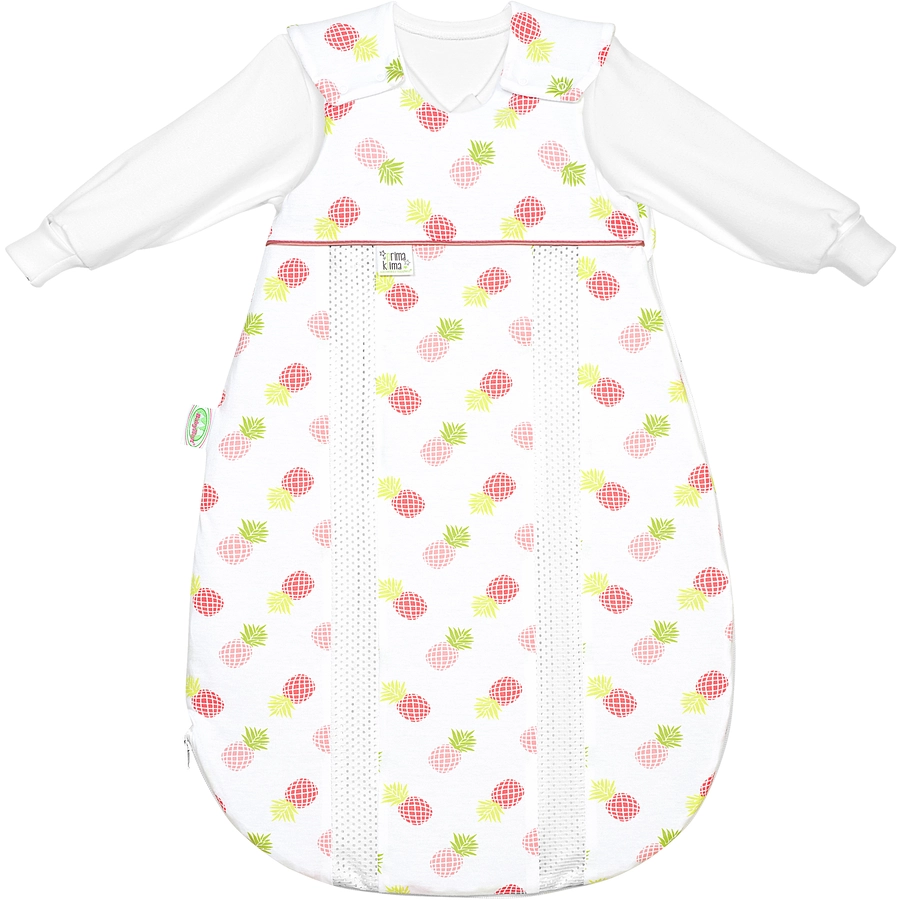 odenwälder Babynest Jersey-Schlafsack prima klima pineapple coral 60 cm - 130 cm