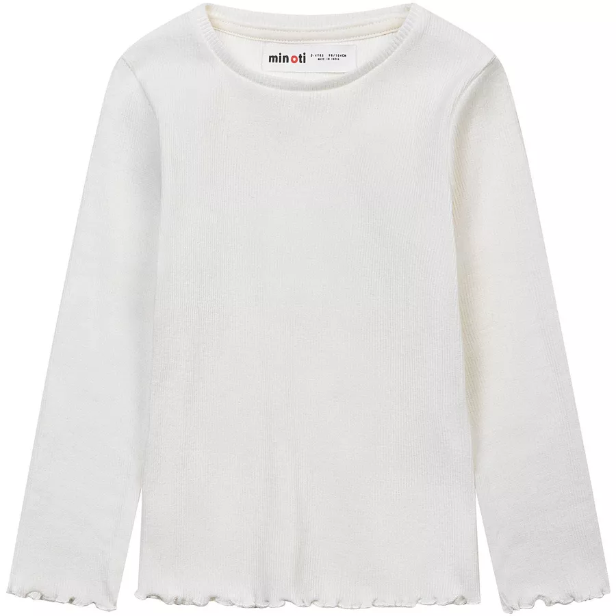 MINOTI Longsleeve Cremeweiß