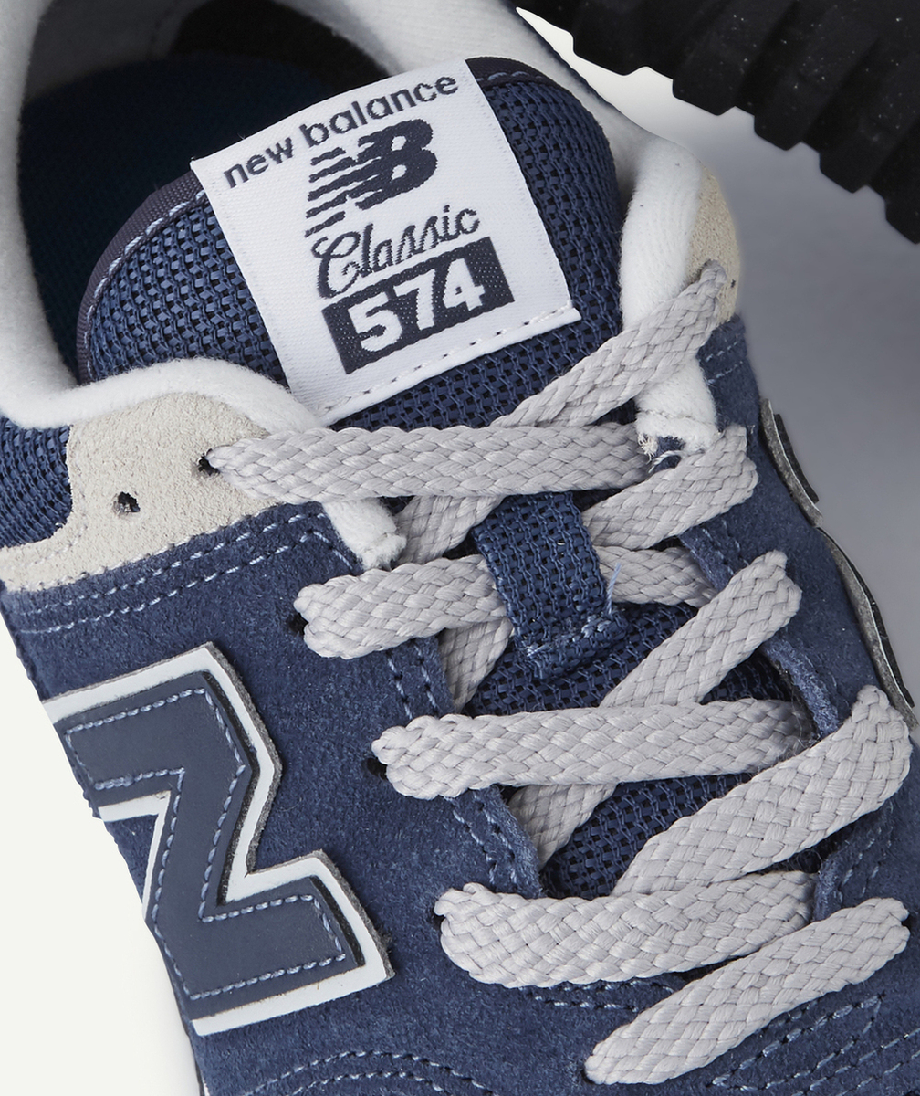 NEW BALANCEBASKETS 574 BLEUES ET DÉTAILS GRIS