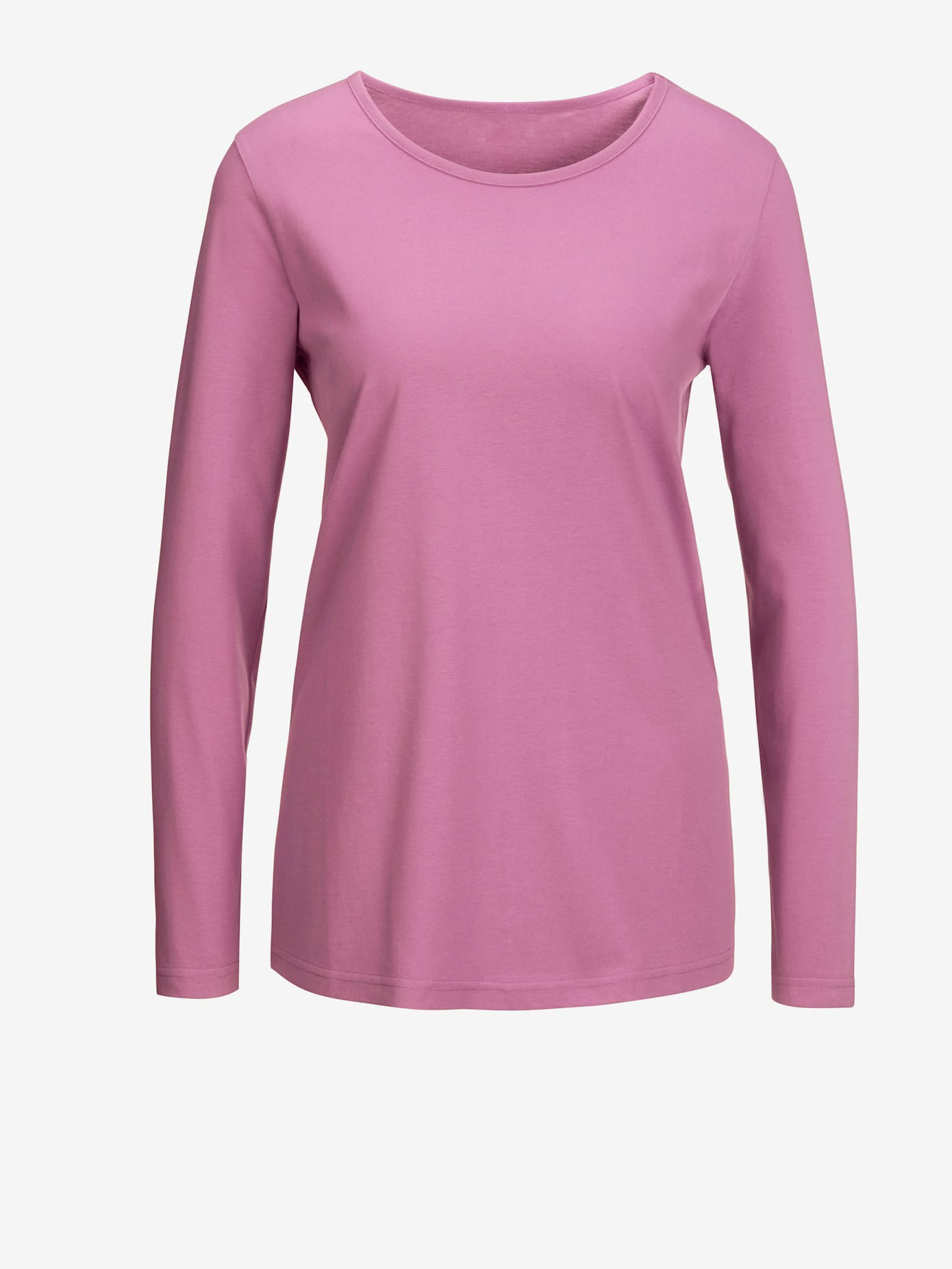 Tee-shirt uni basique à manches longues