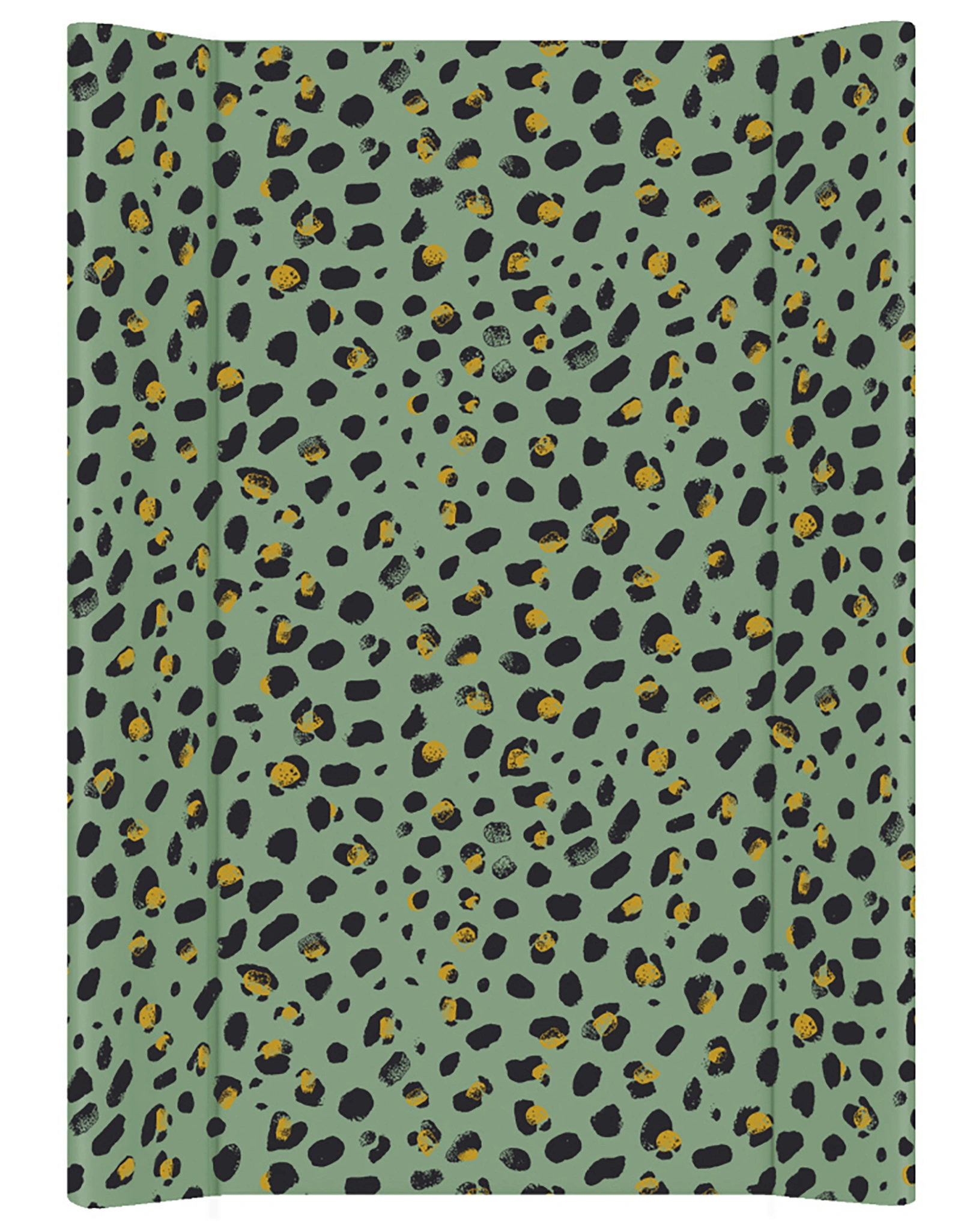 Keilwickelauflage LEOPARD (70x50) in grün