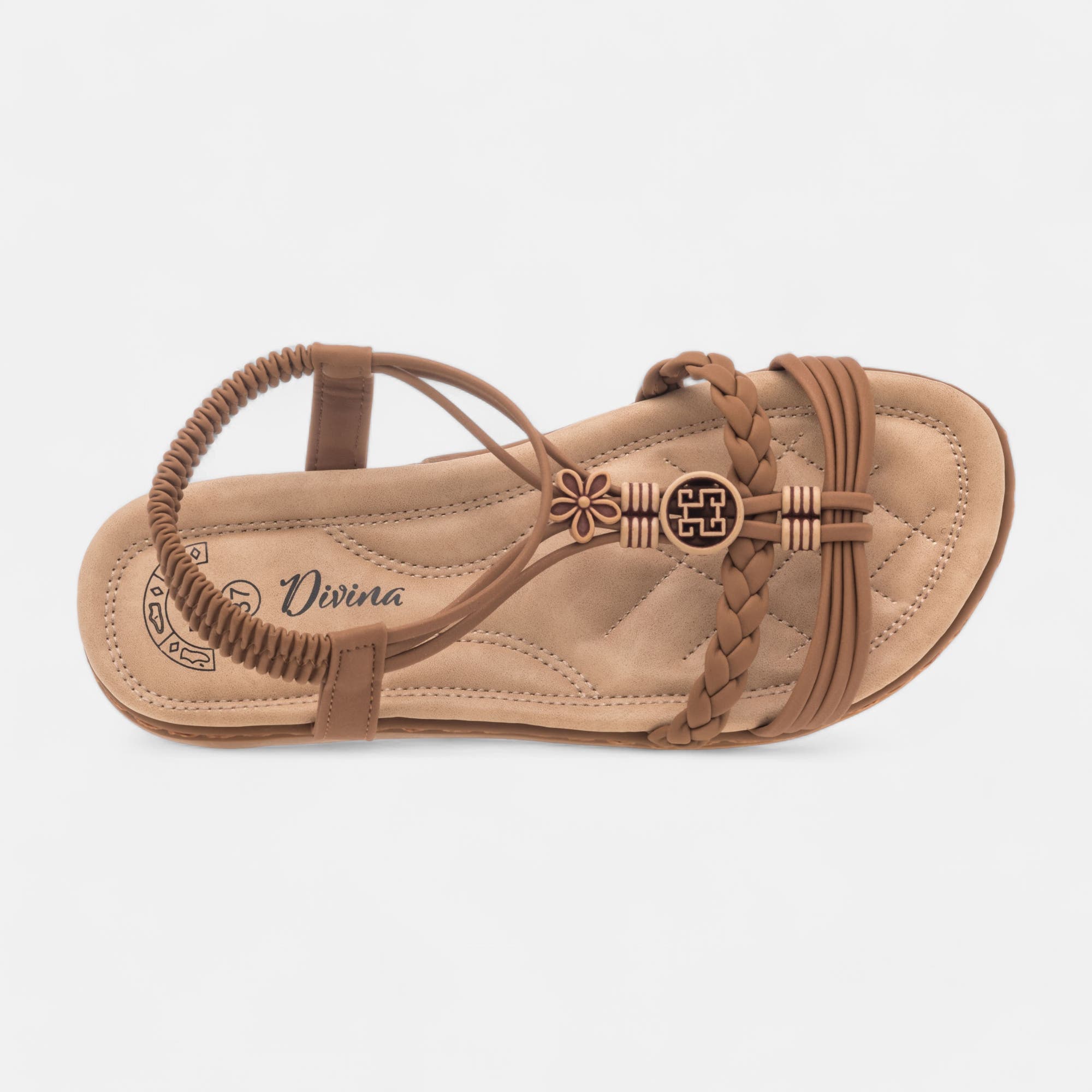 Sandales Femme camel