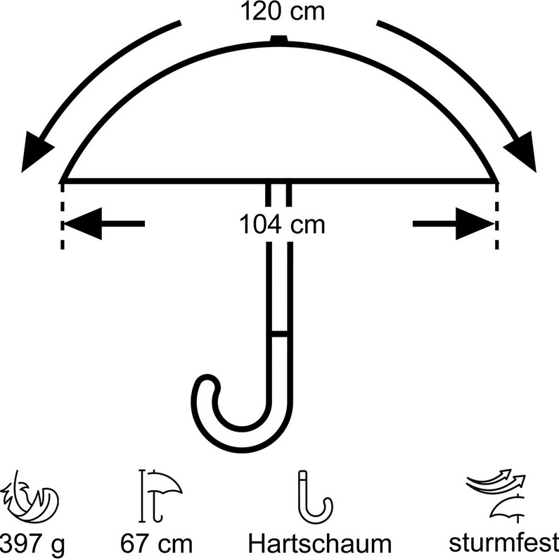 Euroschirm Birdiepal Outdoor Regenschirm