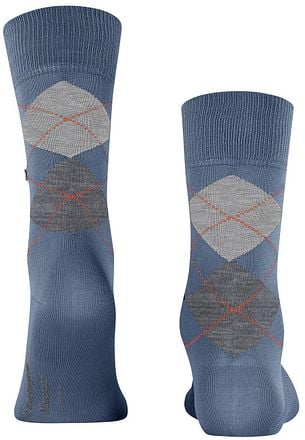 Burlington Manchester Sok Ruit Blauw 6274 21088-6274 kopen