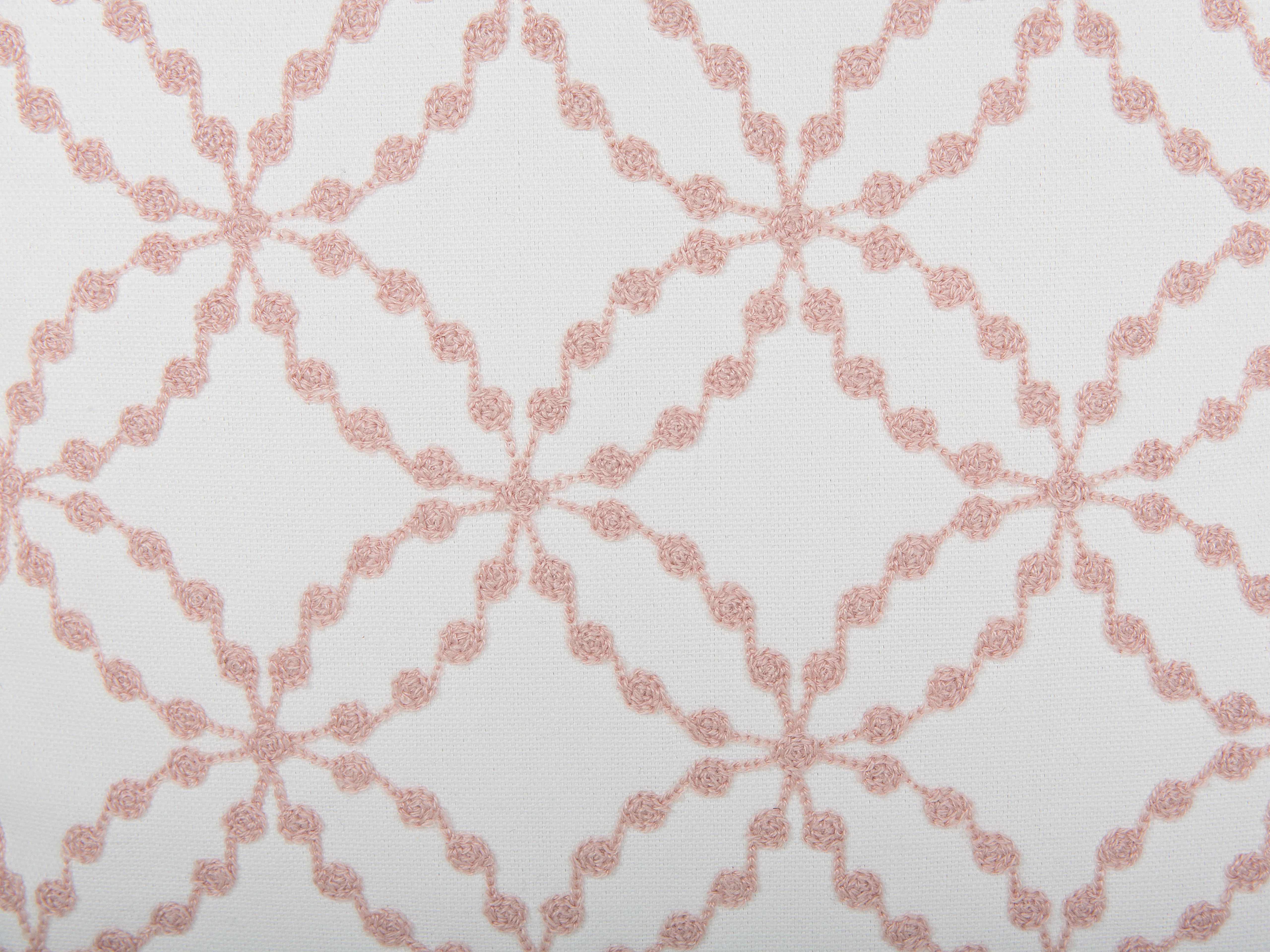 Set van 2 sierkussens VERBENA Katoen 45 x 45 cm Roze geometrisch patroon