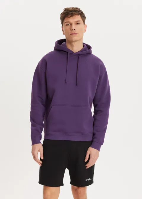Brushed hoodie paars (PRS)