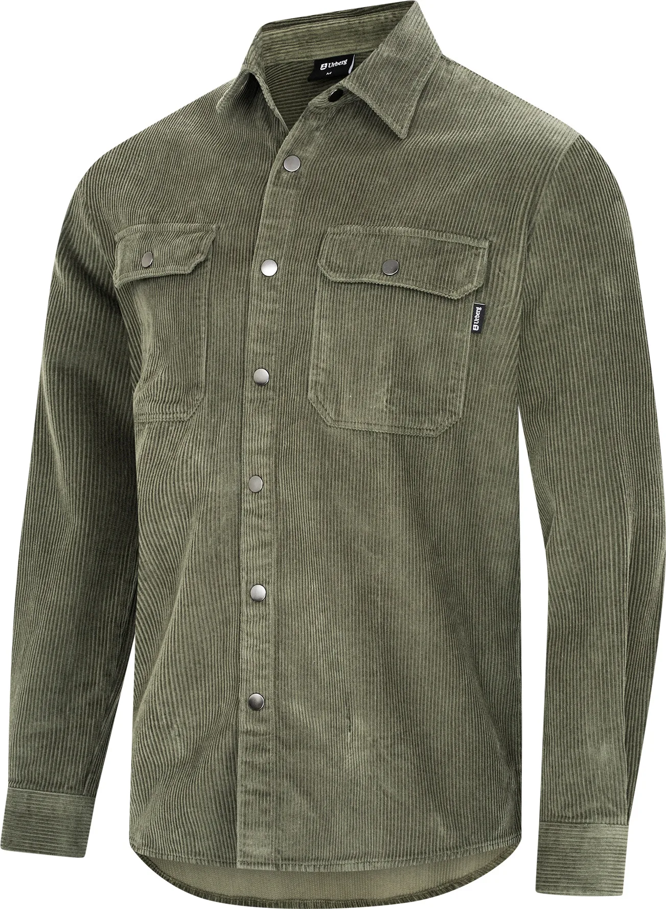Urberg Corduroy Overshirt Men Deep Lichen Green
