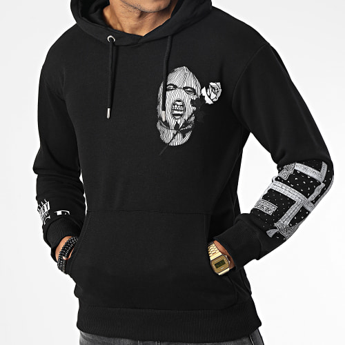 Sweat Capuche LL528 Noir