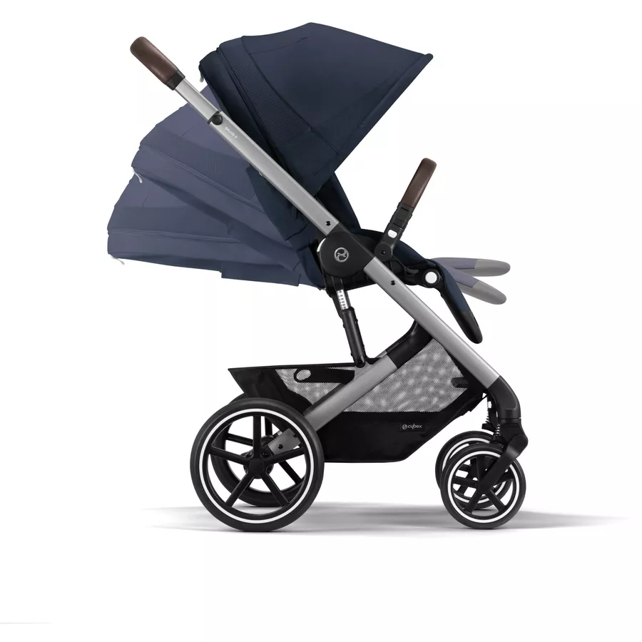 cybex GOLD Kinderwagen Balios S Lux  Silver Ocean Blue