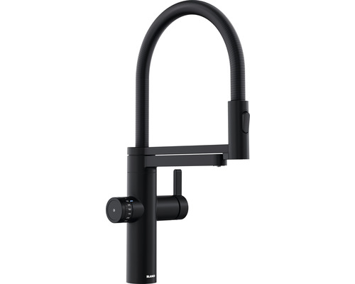 Blanco keukenkraan met filterfunctie DRINK.FILTER EVOL-S PRO mat zwart 526636