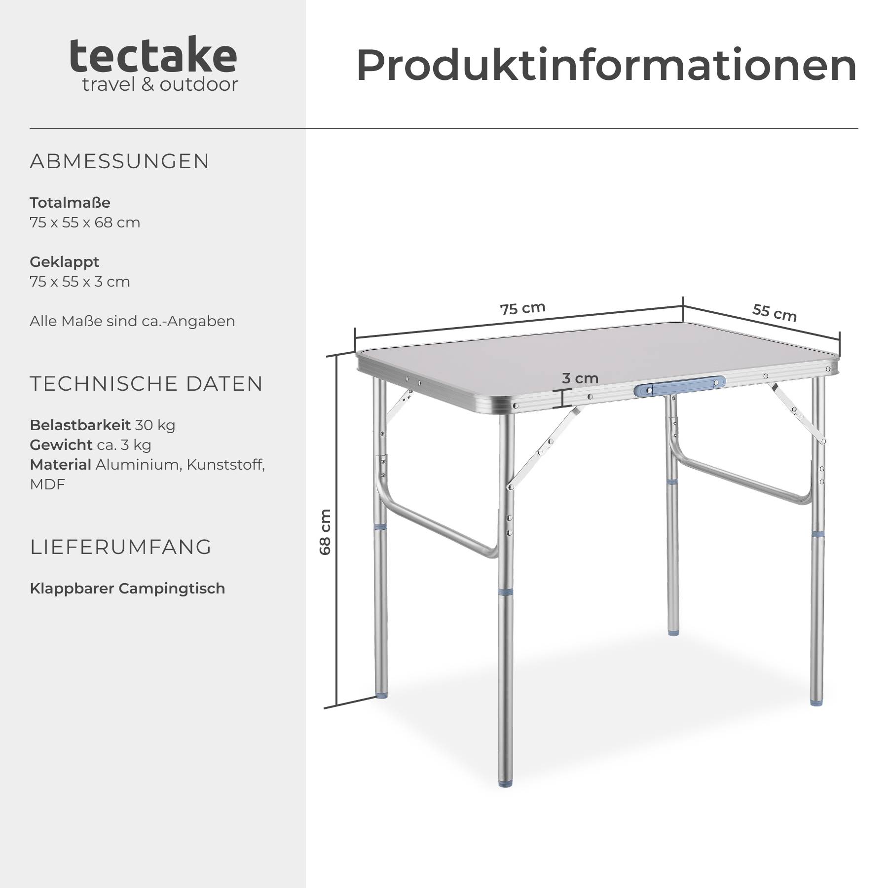 Campingtisch Lothar