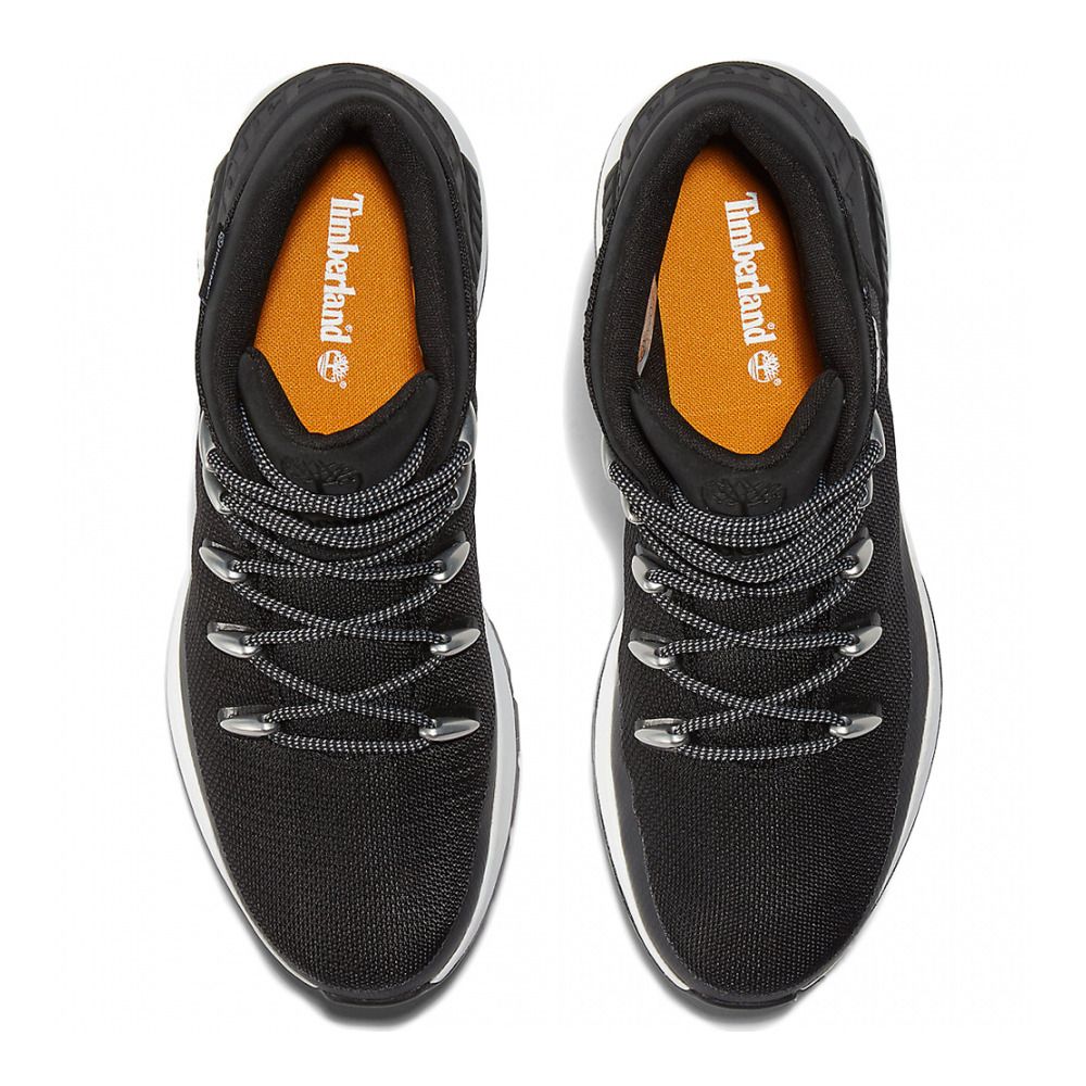 Timberland SPRINT TREKKER MID FABRIC WP - Chaussures randonné Homme jet black
