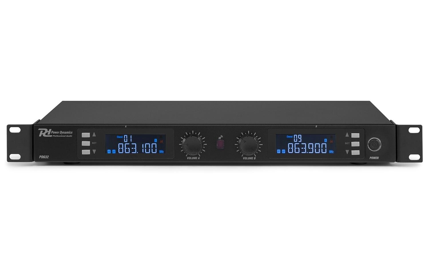 Funksystem PD632H<br>2-Kanal UHF Funkmikrofon Set Digital