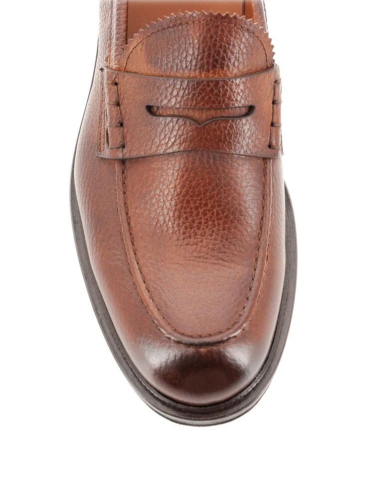 UPPER SHOES - M505 MOC COGNAC