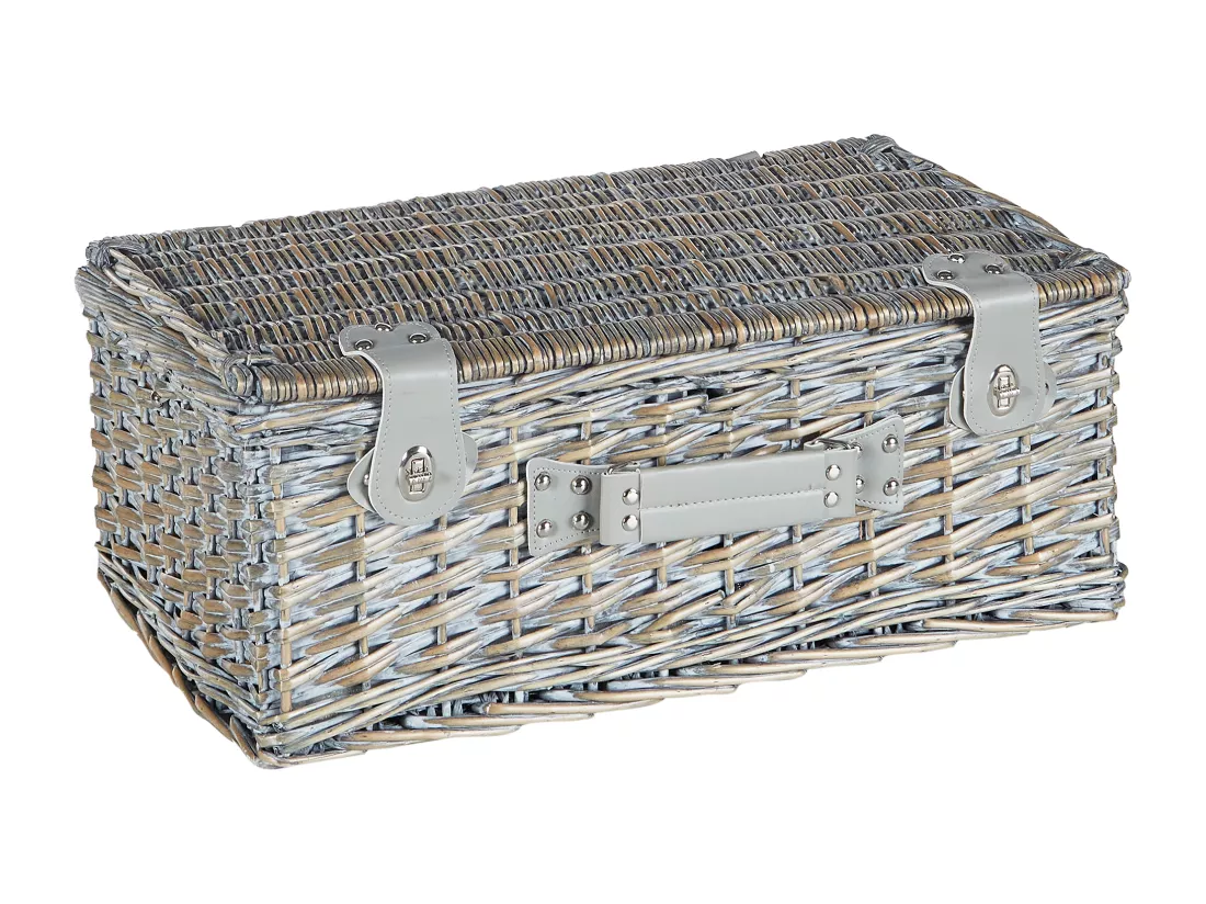 Panier de pique-nique FIGUE Osier Gris