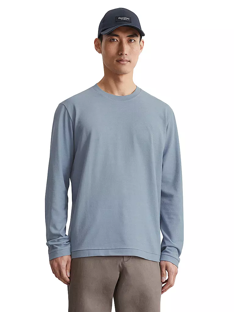 MARC O'POLO Langarmshirt hellblau