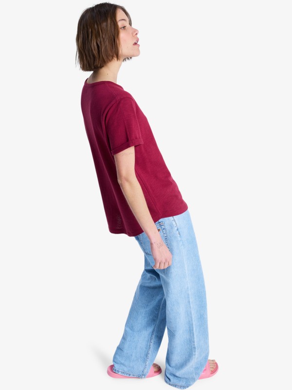 Oceanwave Regular Emby T-shirt à manches courtes Rouge Femme