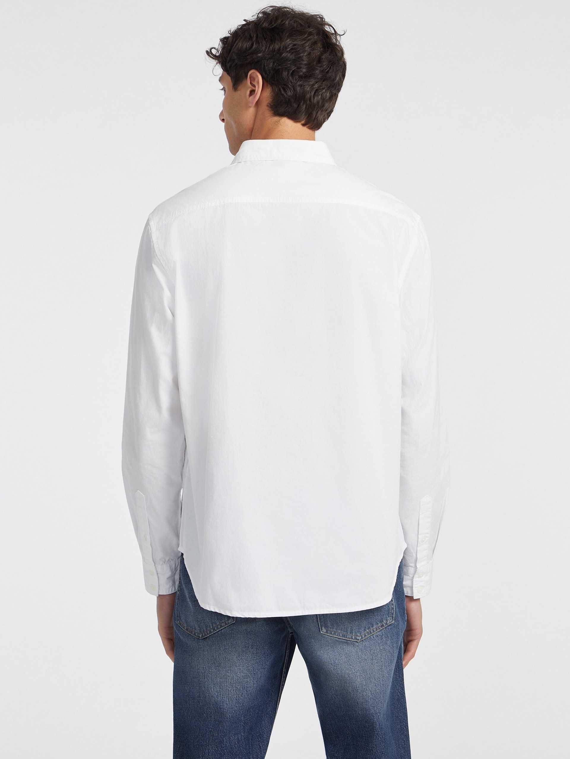 Camisa de manga comprida com bolso