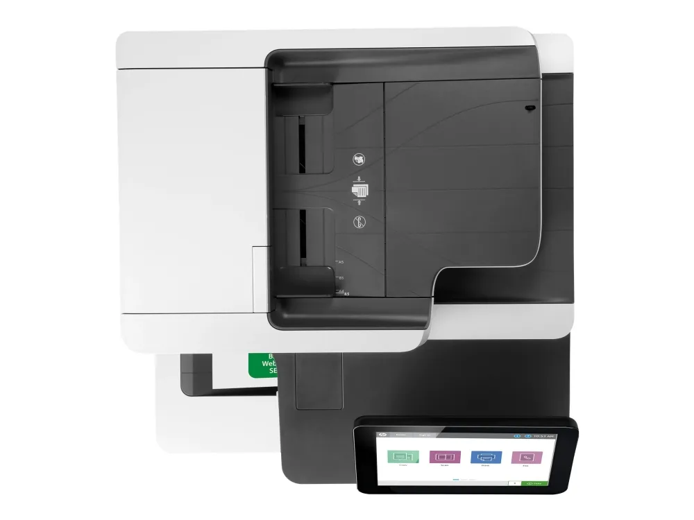HP LaserJet Enterprise Flow MFP M578c - Multifunktionsprinter - farve - laser - Legal (216 x 356 mm) (original) - A4/Legal (medie) - op til 38 spm (kopiering) - op til 38 spm (udskriver) - 650 ark - 33.6 Kbps - USB 2.0, Gigabit LAN, USB 2.0 vært