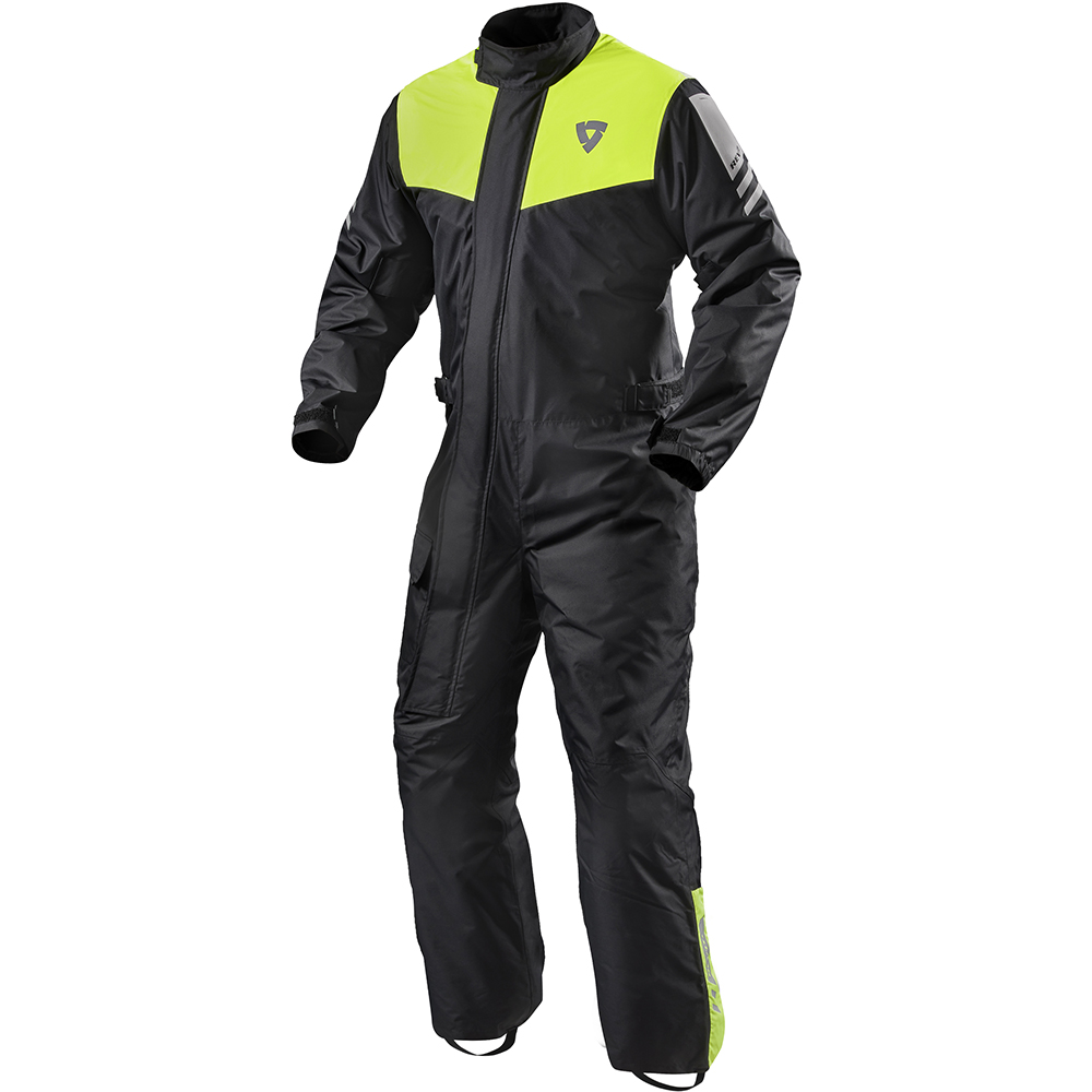Rev'it - Combinaison pluie Pacific 3 H2O Noir / Jaune