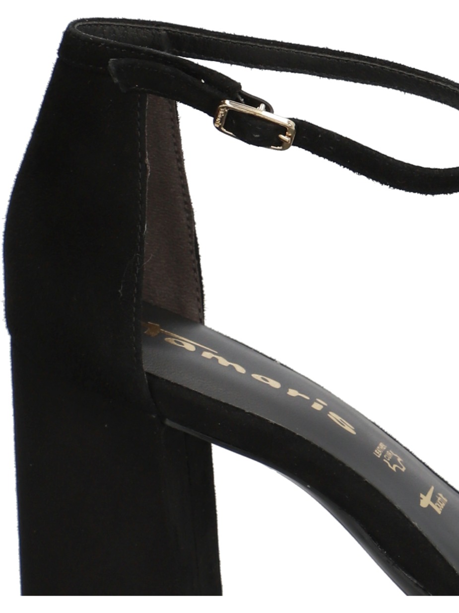 Veloursleder Sandale