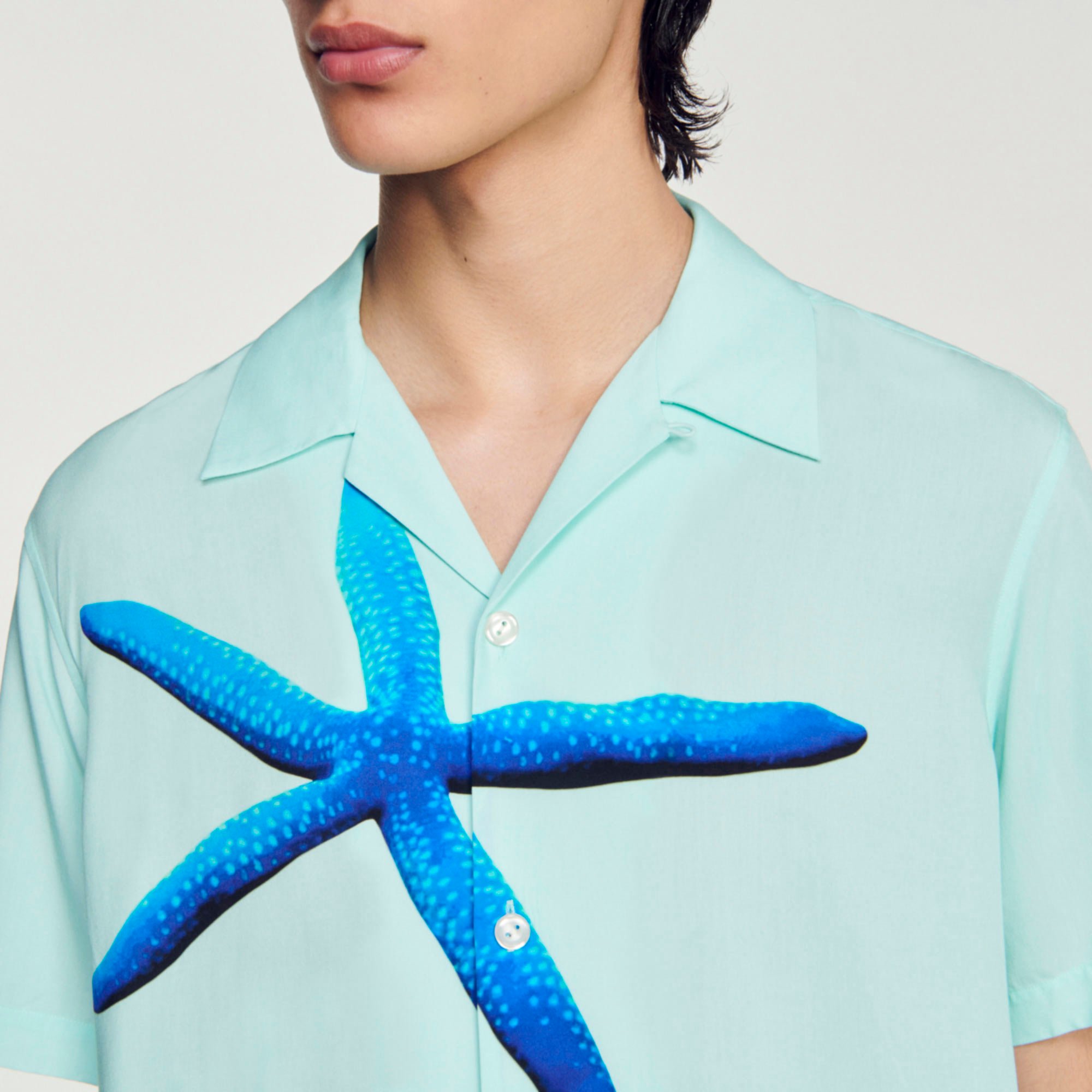 Chemise imprime etoiles de mer