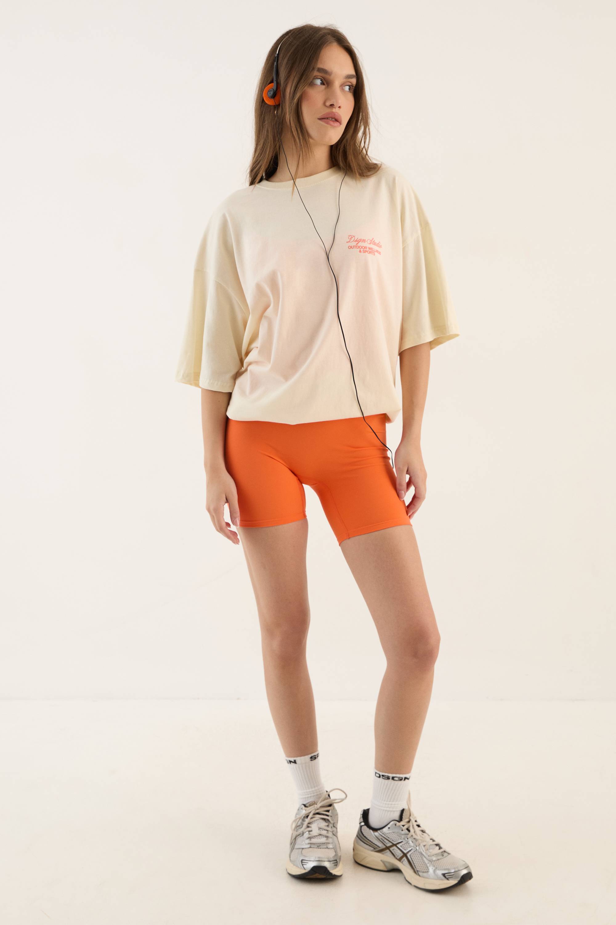 T-shirt Oversize Imprimé Bien-être En Plein Air Et Sports Dsgn Studio