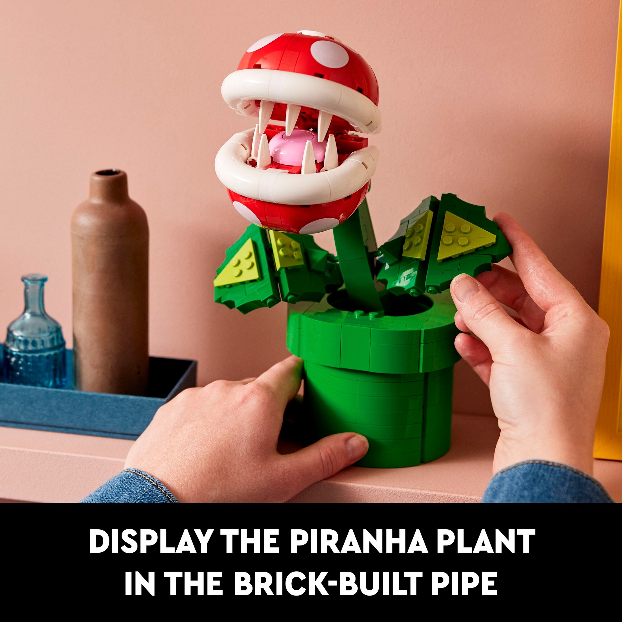 LEGO Konstruktionsspielzeug Super Mario Piranha-Pflanze