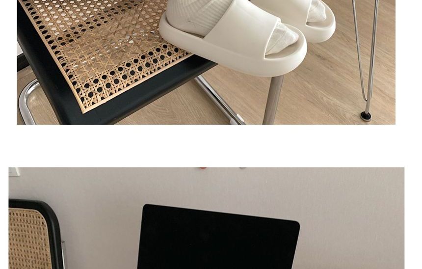 Honkizz - Effen platform pantoffels voor thuis