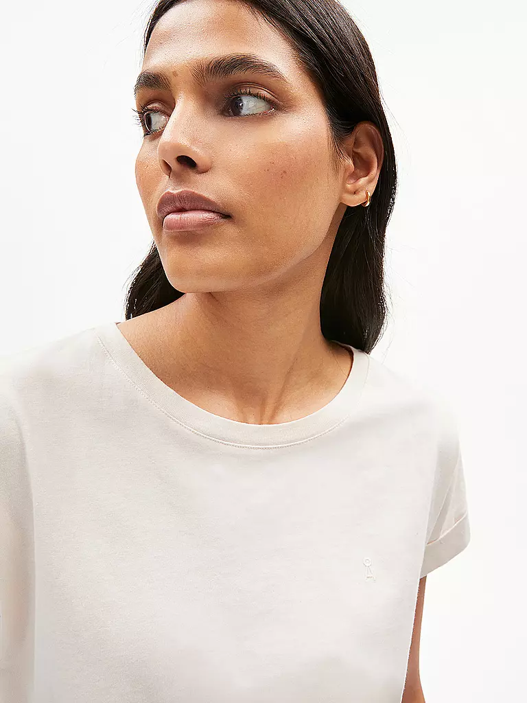 ARMEDANGELS T-Shirt IDAARA creme