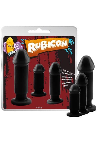 Evil Dark Anal Plug Set Anaplugger pakke